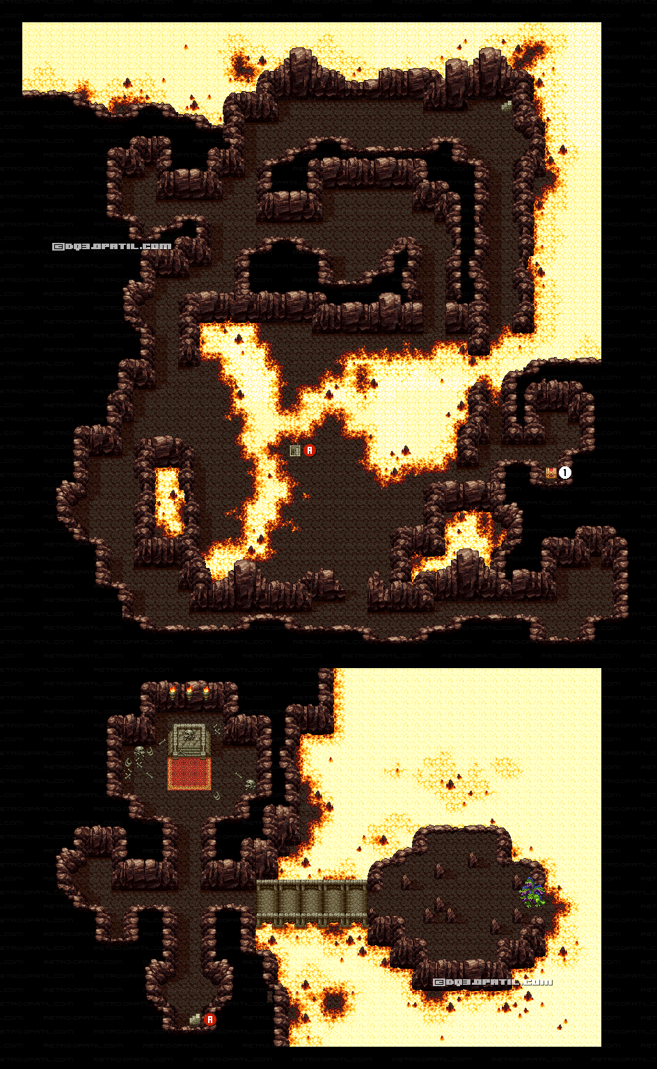 DRAGON QUEST 3 ／ドラゴンクエスト 3 攻略：ジパングの洞窟 マップ画像